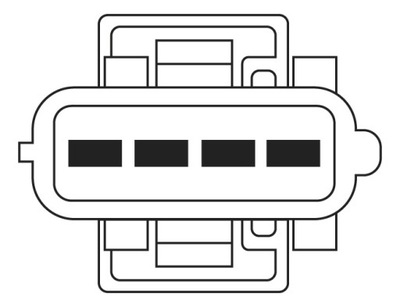 Sonda lambda (liczba przewodów 4, 565mm) (przed katalizatorem) CITROEN