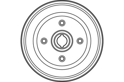 BŪGNINIAI STABDŽIAI HAMULC. OPEL CORSA B 93-00 (+ABS) 