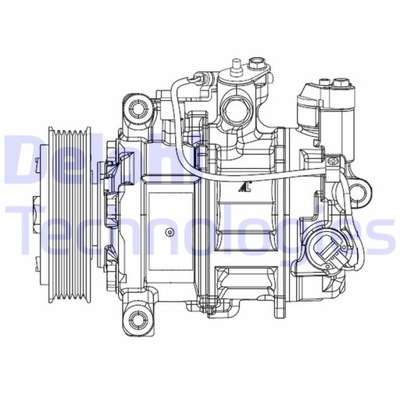 DELPHI CS20504 COMPRESSEUR CONDITIONNEMENT D'AIR - milautoparts-fr.ukrlive.com