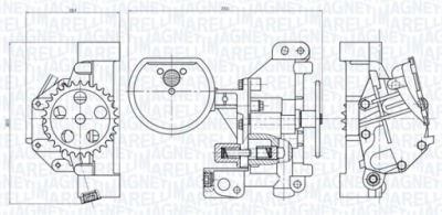 Насос масла psa фото №1