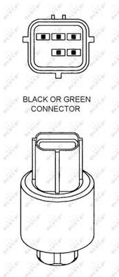 SENSOR PRESSURE AIR CONDITIONER FIAT/ALFA 156 94- NRF38922  