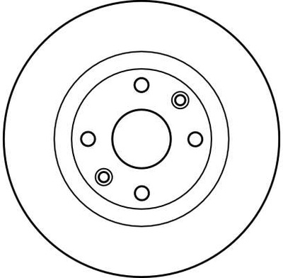 ДИСК HAM. RENAULT CLIO DF2586 TRW TRW DF2586 ДИСК ТОРМОЗНОЙ