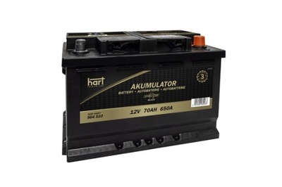 BATTERY 70AH 700A 278X175X190 RIGHT + PREMIUM HART EFB  