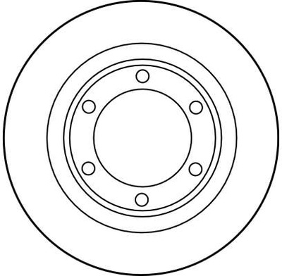 DISCS BRAKE FRONT TRW DF1107  