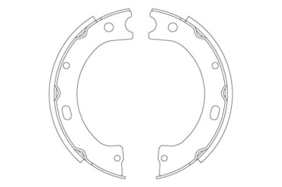 Trw gs8805 набір колодка гальмівних фото №1