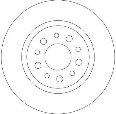 ДИСК HAM. ALFA ROMEO 156 02-05 ЗАДНІЙ DF4440 TRW TRW DF4440 ДИСК