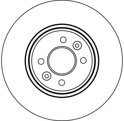 DISCO DE FRENADO RENAULT KANGOO 280MM DF4110 TRW TRW DF4110 DISCO DE FRENADO  