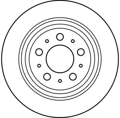 TRW ДИСК HAM. VOLVO T. S60/S80/V