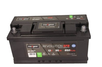 BATTERY 12V 95AH/850A L- 353X175X175 EFB FOR POJAZDOW FROM START/STOP  