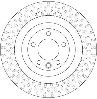 Диск гальмівна задня l/p land rover defender, range rover iv, range rover фото №1