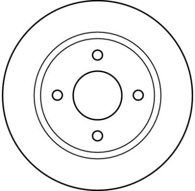Df2611 диск гальмівна trw df2611 диск гальмівна фото №1