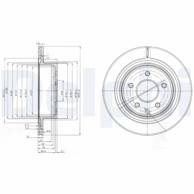 KIT DISCO DE FRENADO (2 SZT.) PARTE TRASERA IZQUIERDA/DERECHA NISSAN JUKE, LEAF, QASHQAI I,  