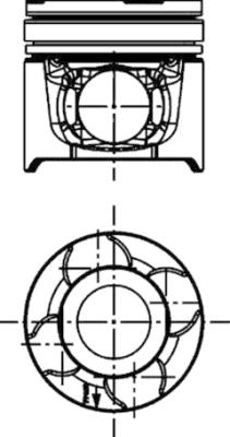 KOLBENSCHMIDT 40217600 PISTÓN  