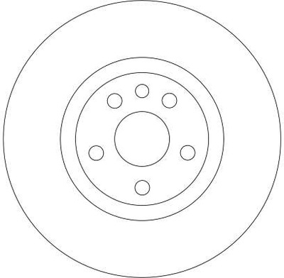 TRW DF4257 ДИСК ГАЛЬМІВНИЙ