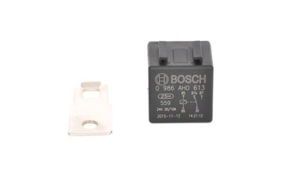 BOSCH RELAY UNIVERSAL 20A 24V BLACK  