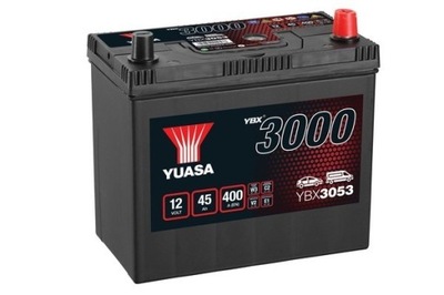 АККУМУЛЯТОР YUASA YBX3053 45AH 400A JAPAN AZJA HONDA MOŻLIWY DOWÓZ МОНТАЖ