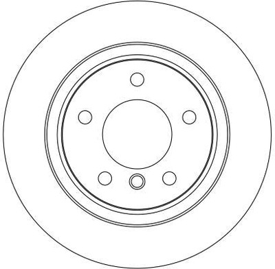 TRW ДИСК HAM. BMW T. E46 98-