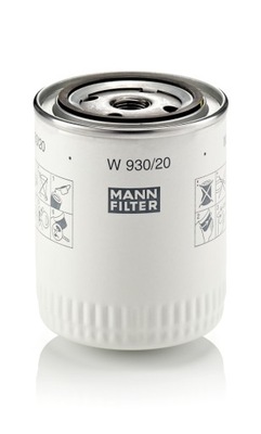 MANN-FILTER MANN-FILTER W 930/20 ФІЛЬТР МАСЛА