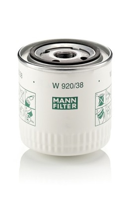 ФИЛЬТР МАСЛА W920/38/MAN MANN ФИЛЬТРY