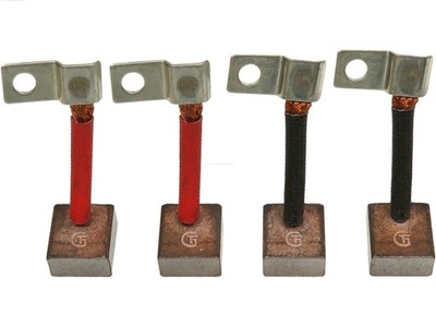 Щетка угольная, стартер as-pl bsx137-143 фото №1