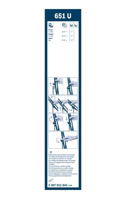 ЛИСТ WYC BOSCH TWIN 650 3397011641 651U BOSCH 3 397 011 641 ЛИСТ