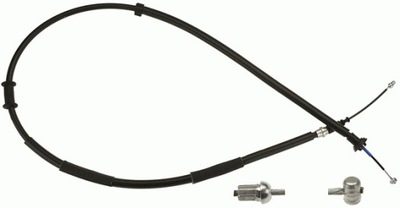 CABLE FRENOS DE MANO FIAT PANDA 4X4 04- PT  