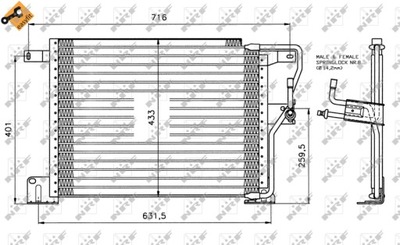 CONDENSADOR DE ACONDICIONADOR JEEP GRAND CHEROKE 91-  