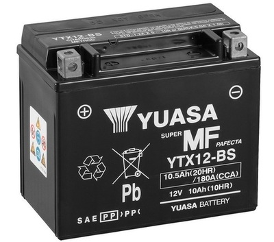 BATTERY FOR MOTORCYCLE YUASA YTX12-BS  