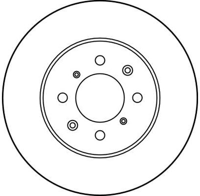 DISCO HAM. HONDA CIVIC 3 DF3021 TRW TRW DF3021 DISCO DE FRENADO  