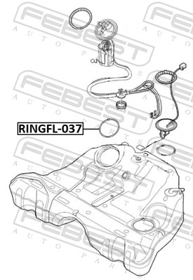 FEBEST RINGFL-037 JOINT D'ÉTANCHÉITÉ CAPTEUR NIVEAU CARBURANTS 