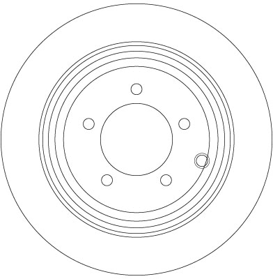 DISCO HAM. CHRYSLER SEBRING 07- DF6326 TRW TRW DF6326 DISCO DE FRENADO  