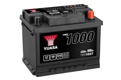 BATTERY ROZRUCHOWY YUASA 12V 56AH 510A YBX1027  