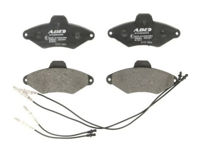 KLOCEK DE FRENADO KIT PARTE DELANTERA CITROEN XANTIA 1.6-2.0D 03.93-04.03 C1C020ABE  