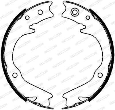 SZCZEKA BRAKE FITS DO: SUBARU IMPREZA 2.0/2.5 11.01-12.07  