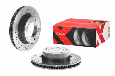 BREMBO ДИСК ТОРМОЗНОЙ XTRA ПЕРЕДНЯЯ