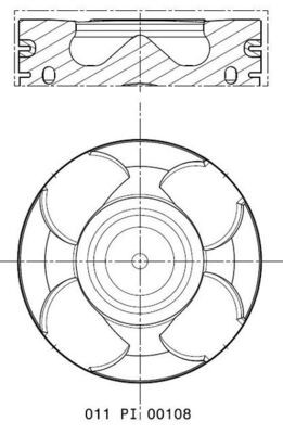 G0XJK5_C PISTON 83 FITS DO: ALFA ROMEO 159, BRERA, - milautoparts-fr.ukrlive.com