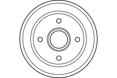 Trw db4304 барабан тормозной фото №1