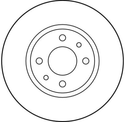 Диск ham lucas df2686 alfa 145 1.4ie 1 df2686 trw trw фото №1