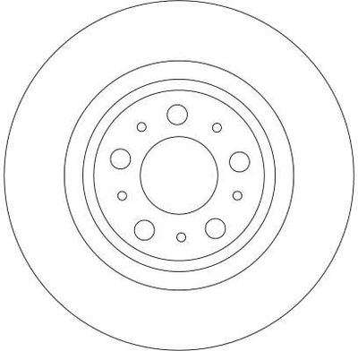 ДИСК HAM. VOLVO XC90 ЗАДНИЙ 02- DF4338 TRW TRW DF4338 ДИСК ТОРМОЗНОЙ