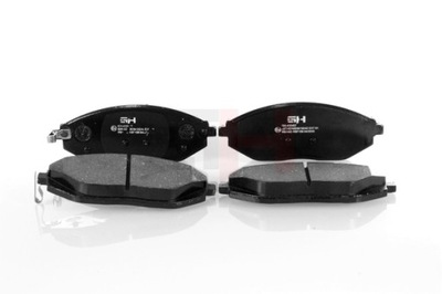 Тормозные колодки тормозные gh-410407 chevrolet spark фото №1