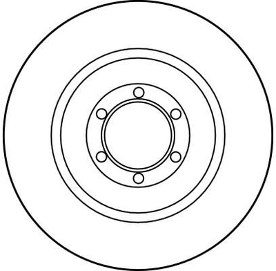 Гальмівні диски гальмівні задня trw df1707 фото №1
