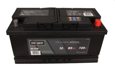 BATERÍA 12V 83AH/720A L- 353X175X175 DL./SZER./WYS  