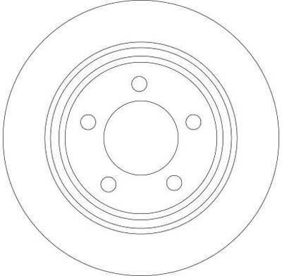 ДИСК HAM. MAZDA 5 05- ЗАДНИЙ DF4420 TRW TRW DF4420 ДИСК ТОРМОЗНОЙ