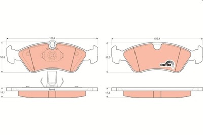 КОЛОДКИ HAM. OPEL P. ASTRA F- VE