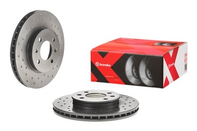 BREMBO DISCO HAM.PRZOD KIA RIO 11-  