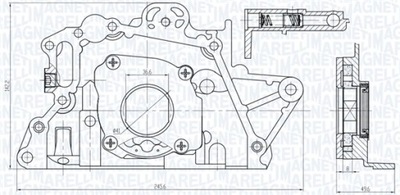 Magneti marelli 351516000150 насос оливи фото №1