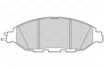 Тормозные колодки тормозной. nissan pathfinder 13- фото №1