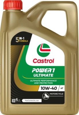 OLEJ CASTROL 10W40 4L POWER1 ULTIMATE 4T / MOTOCYKLE