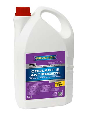 РІДИНА ОХОЛОДЖУВАЛЬНИЙ RAVENOL OTC PROTECT C12+ 5L