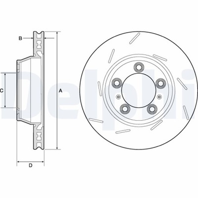 DISC BRAKE FRONT L PORSCHE PANAMERA, PANAMERA SPORT TURISMO 2.9-4.8  